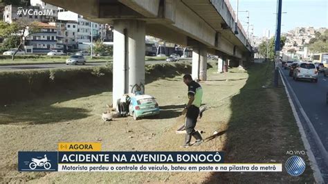 Motorista Perde Controle Da Dire O E Carro Atinge Estrutura Do Metr