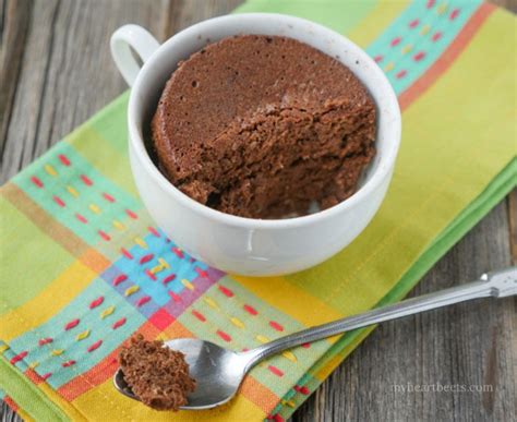 Chocolate Mug Cake My Heart Beets