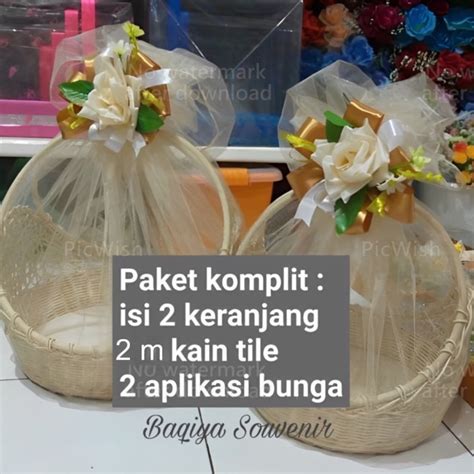 Jual Keranjang Cincin Satuan Lengkap Keranjang Rotan Model Cincin Free