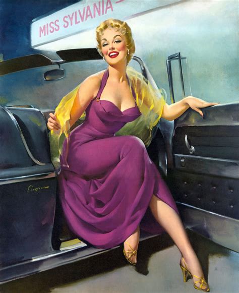 The American Pin Up Gil Elvgren Miss Sylvania 1959 Sylvania