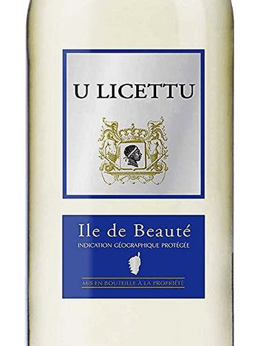 Les Vignerons D Aghione U Licettu Ile De Beaut Blanc Vivino Us