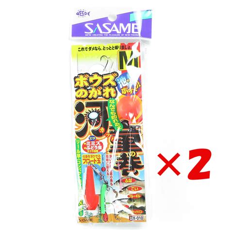 【楽天市場】【 まとめ買い ×2個セット 】 「 ささめ針 Sasame X 010 ボウズノガレ河童ノ巻 Mサイズ 」 【 楽天 月間mvp