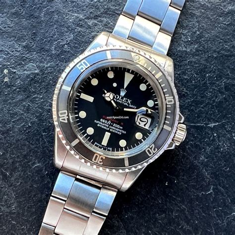 Vintage Rolex Submariner Red Ghost Bezel Sold On Watchpool