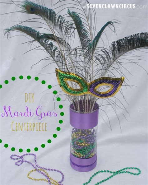 9 Easy DIY Mardi Gras Centerpieces - Heather Roberts