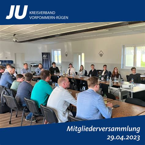 Mitgliederversammlung Der Jungen Union In Grimmen