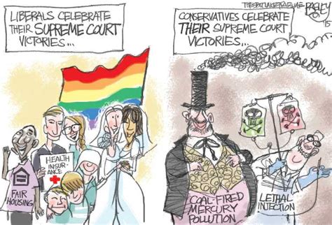 Political Cartoon On Big Week For Supreme Court By Pat Bagley Salt