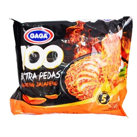 Jual Gaga Mie Goreng Extra Pedas Jalapeno Gr Shopee Indonesia