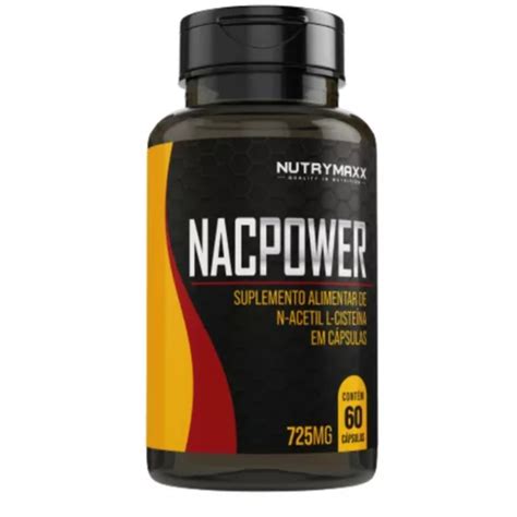 Nac Power N Acetil L Cisteína 60 Cáps 725mg FSL Farma Drogaria e