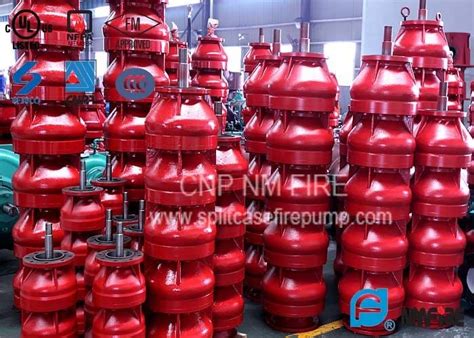 Firefighting Diesel Driven Vertical Turbine Fire Pump Multistage Nfpa