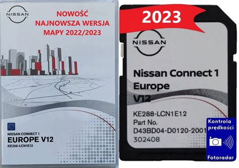 Mapa Nissan Connect Lcn V Karta Foradary Sklep Opinie