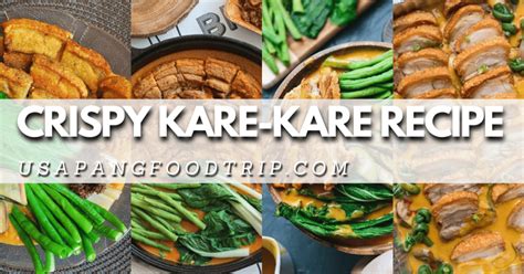 How To Cook Crispy Kare Kare Recipe Usapang Foodtrip