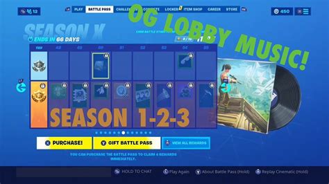 Fortnite Og Classic Lobby Music Season X Youtube