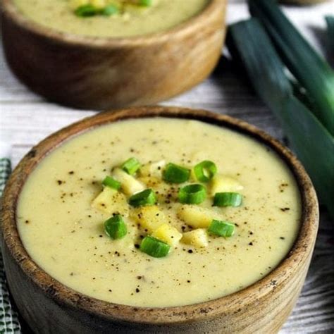 Creamy Vegan Potato Leek Soup Gluten Free Vegan Huggs