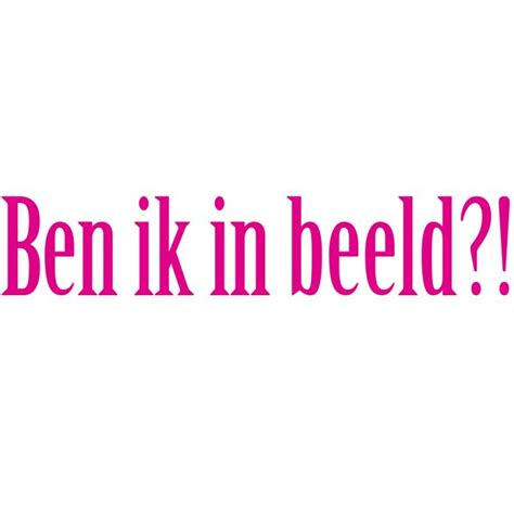 Ben Ik In Beeld Ca X Cm