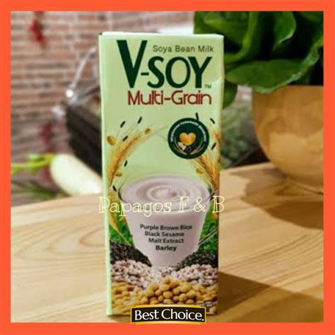 Jual Susu Kedelai Soya Vsoy V Soy V Soy Multi Grain Kemasan Saku 200 Ml Shopee Indonesia