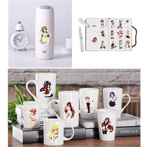 Pcs Anime Girl Sexy Bikini Waifu Women Vinyl Stickers Hentai Ahegao Girls Decals Etsy