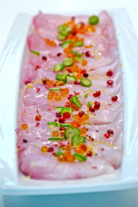 Cook on your feet: Kona Kampachi Sashimi