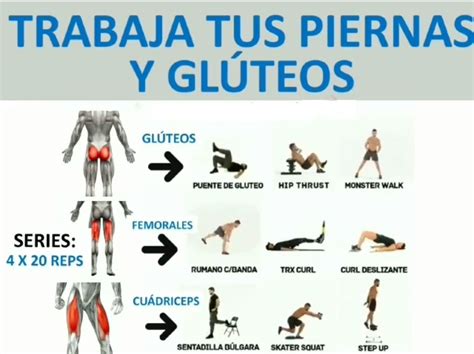 Rutina De Piernas En Casa Rutina Piernas Ejercicios Musculacion