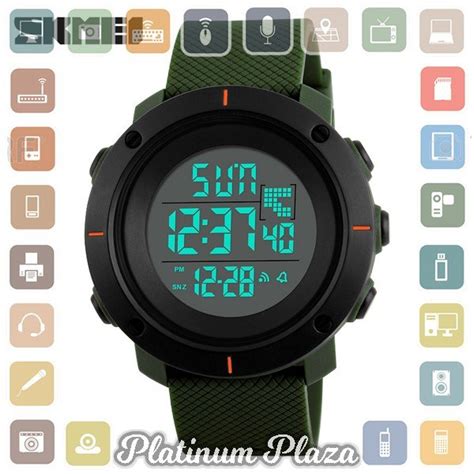 Jual Skmei Casual Men Silicone Strap Watch Water Resistant M Dg