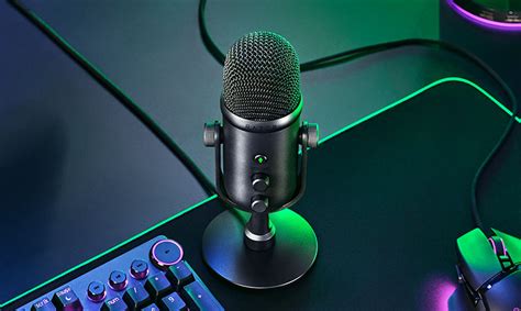 Razer Seiren V2 Pro Купить микрофон для стриминга на Razer ru