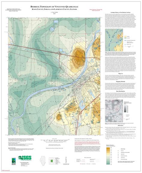 PDF Quadrangle Map Sheet Template ISGS Illinois Preliminary