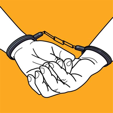 20 Handcuffs Behind Back Stock Illustrations Royalty Free Vector