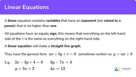 Linear Equations Gcse Maths Steps Examples And Worksheet