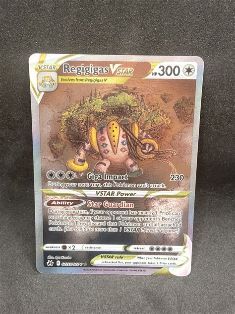 Pok Mon Tcg Regigigas Vstar Crown Zenith Galarian Gallery Gg Gg