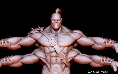 3D Passion: Mortal Kombat GORO Model WIP