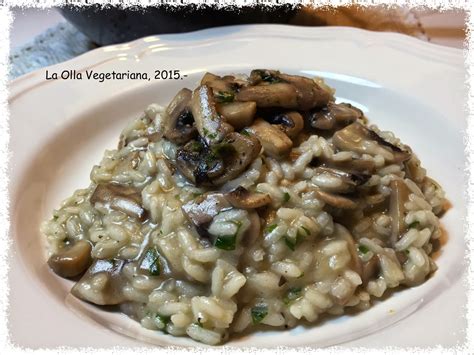 La Olla Vegetariana Risotto De Champi Ones