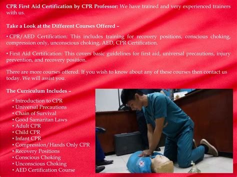 Ppt The Right Cpr First Aid Certification Powerpoint Presentation