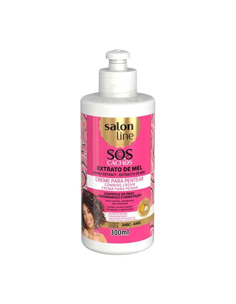 Creme De Pentear SOS Cachos Mel Intensos 300ml Salon Line