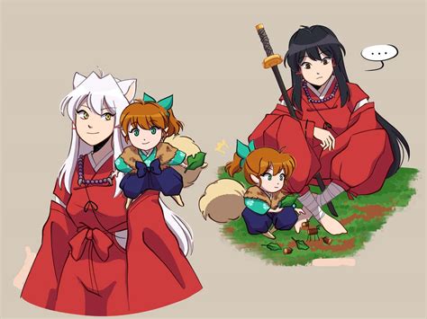 Download Inuyasha And Shippo 1280 X 960 Wallpaper Wallpaper