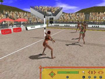 Beach Volleyball Hot Sports Play International Man Woman Beach