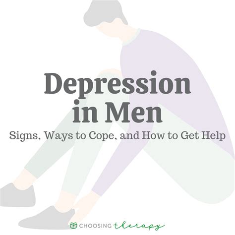 Depression In Men Signs Ways To Cope And How To Get Help