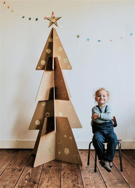 Comment créer un sapin en carton et dautres idées dune décoration de