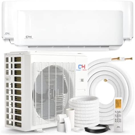 Cooper And Hunter Dual Zone 9 000 12 000 Btu Ductless Mini Split Ac