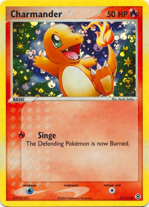 Pok Mon Ex Firered Leafgreen Card Charmander Parallel Reverse