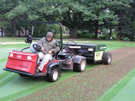 Tccc Grounds Blog Greens Aerification Process
