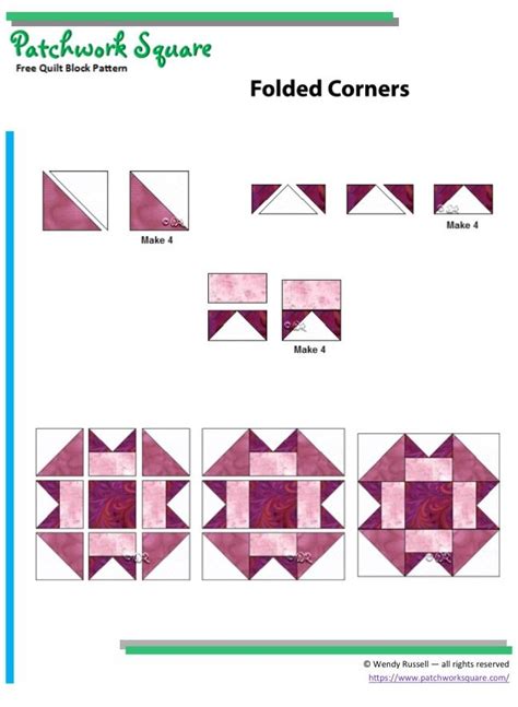 Pin By Toni Morris On Folded Corners Quilt Patchwork Quilt Patterns