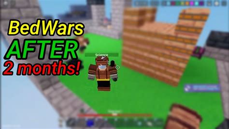 I Played Bedwars After Months Roblox Bedwars Youtube