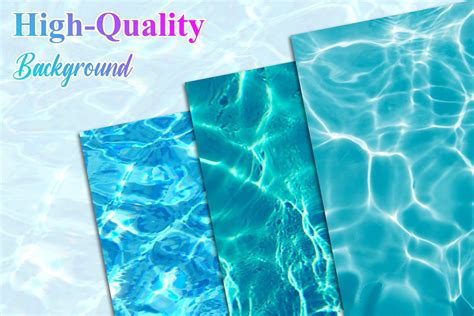 Water Texture Background Pool Water Digital Paper Swimming Pool Water