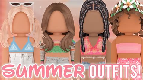 Aesthetic Roblox Summer Outfits With Codes Links Bloxburg