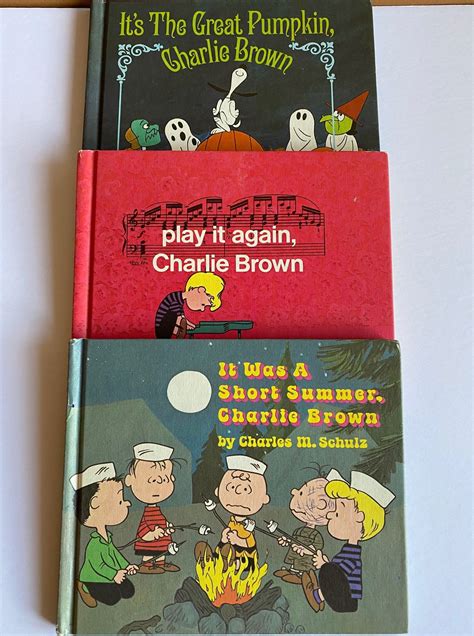 Charlie Brown Charles M Schulz Its The Great Pumpkin Etsy Canada