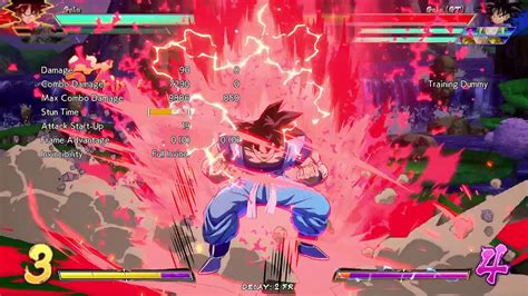 Dragon Ball Fighterz Base Goku Nappa A Bar Start Man Sparking