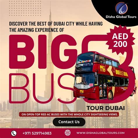 The Best Of Dubai City While Having The Amazing Experience Of Big Bus