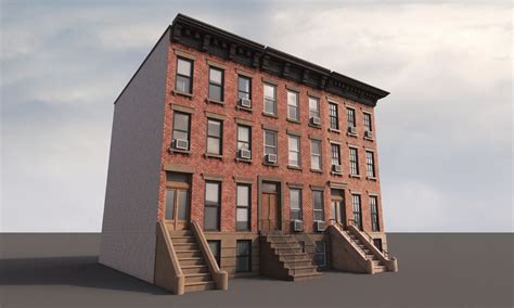 3d Model Generic Buildings New York Vr Ar Low Poly Cgtrader