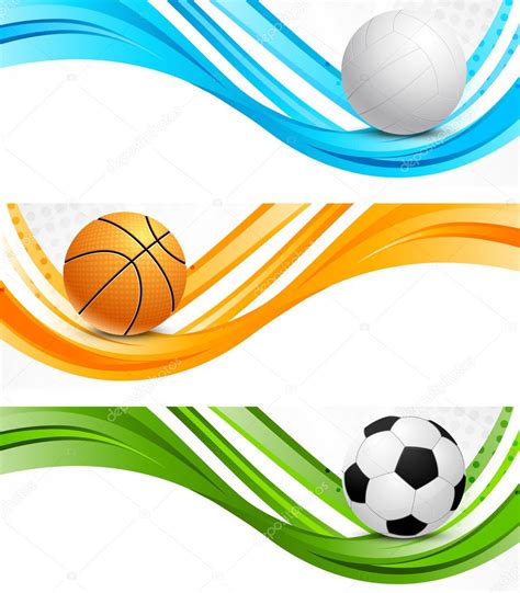 Set of sport banners — Stock Vector © Denchik #7881910