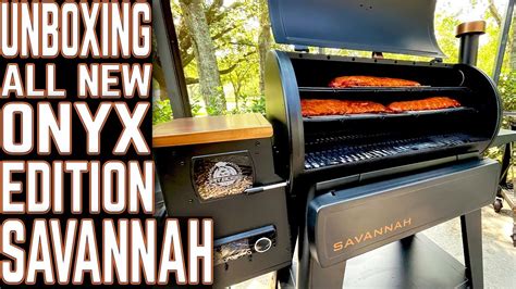 Unboxing The All New Pit Boss Onyx Edition Savannah Pellet Grill First Impressions Youtube