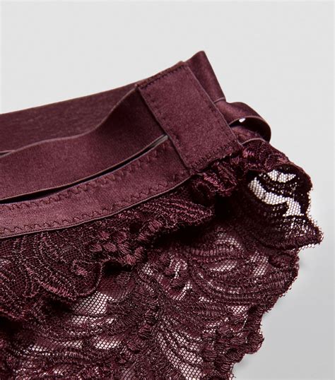 Womens Aubade Purple Femme Passion Brazilian Bikini Briefs Harrods Uk